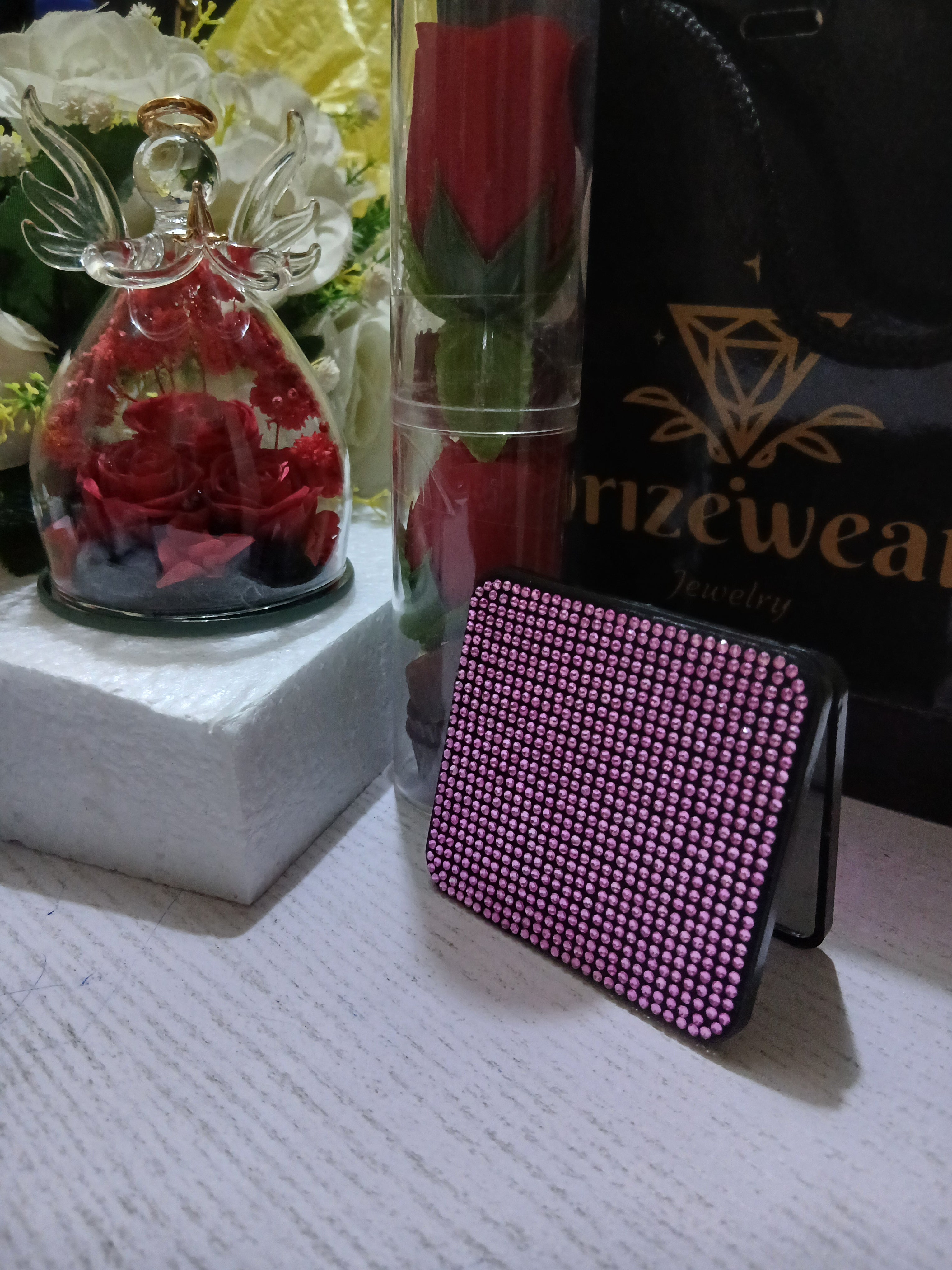 Glass Angel Figurine