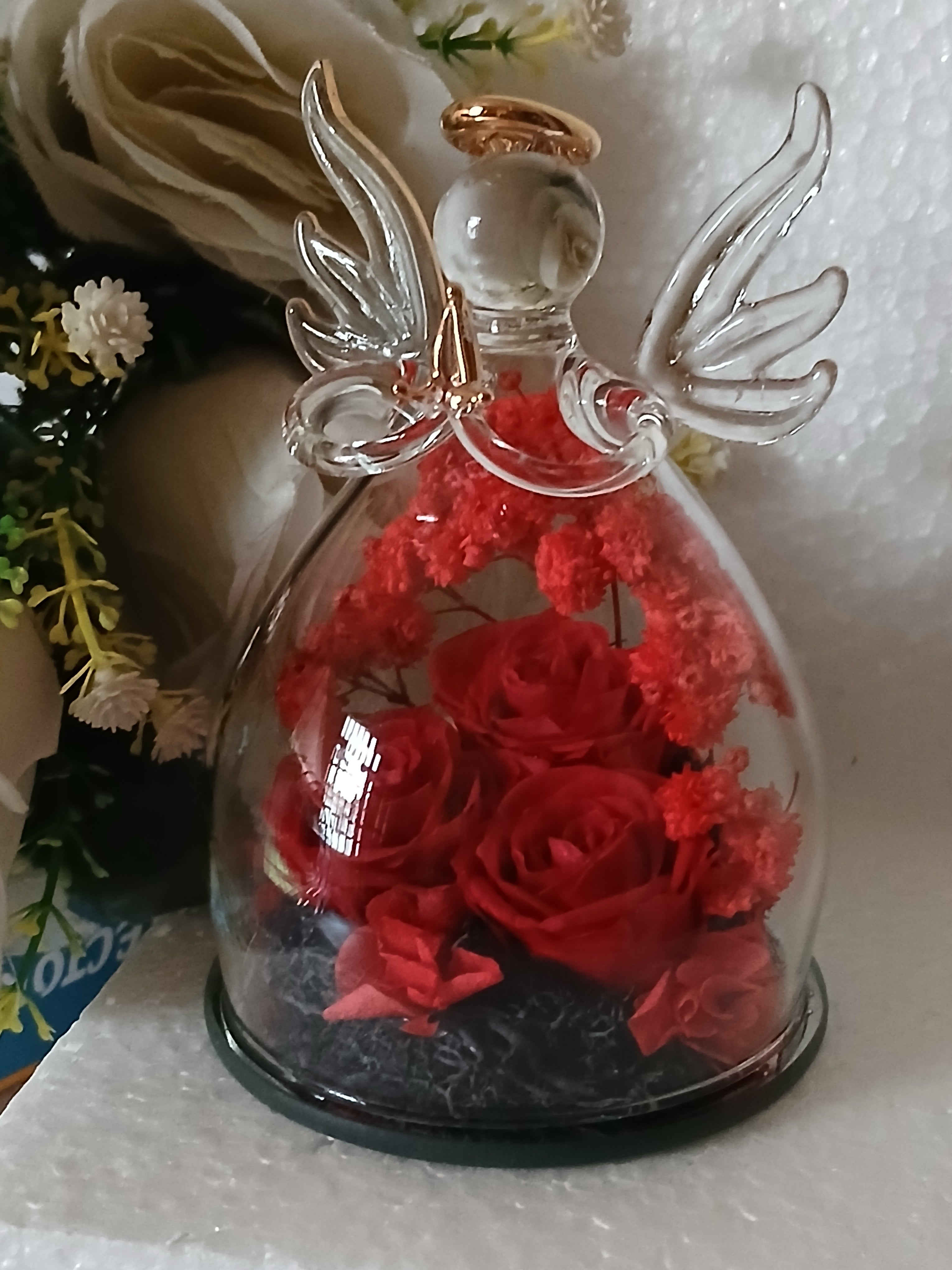 Glass Angel Figurine