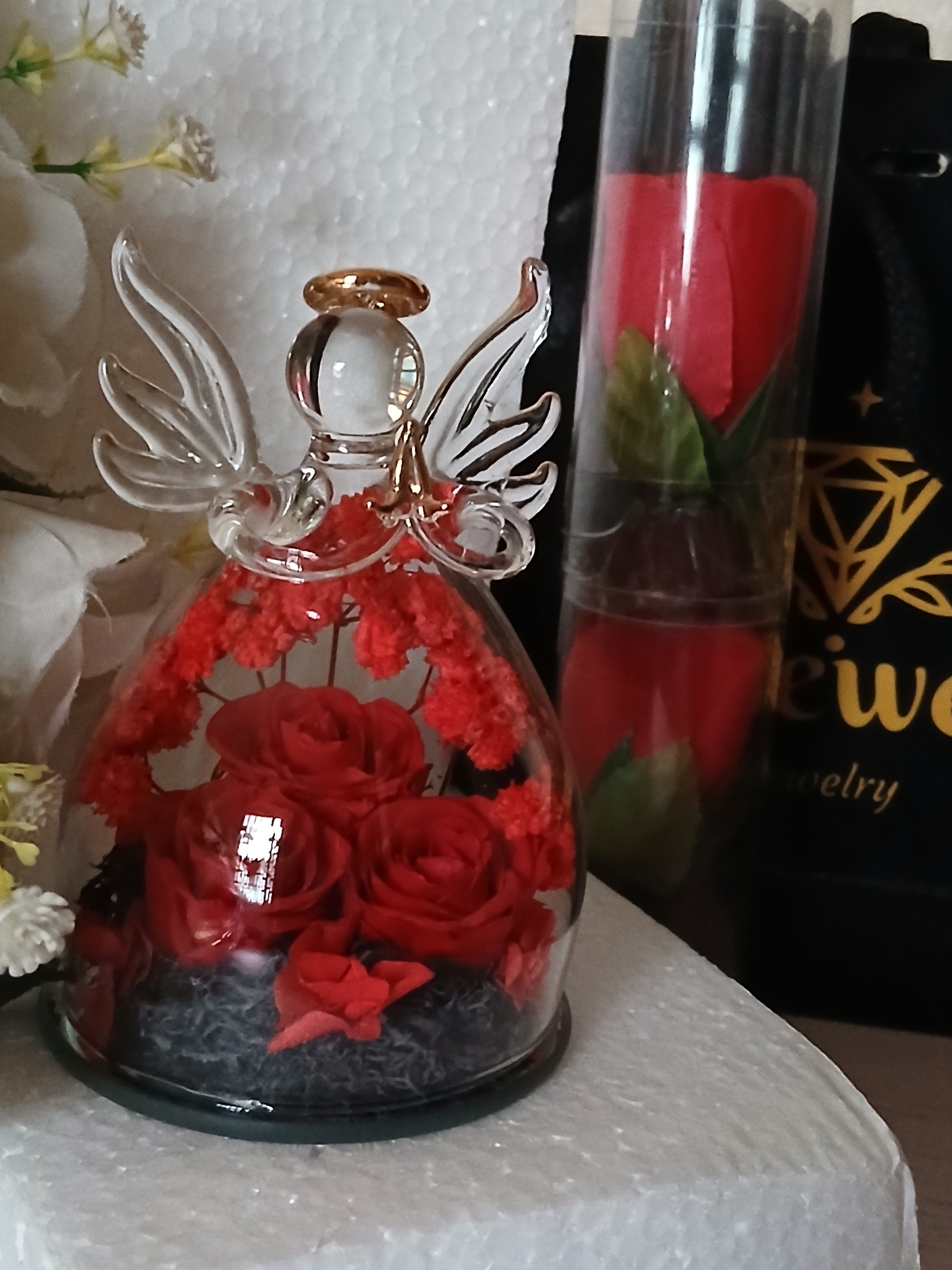 Glass Angel Figurine