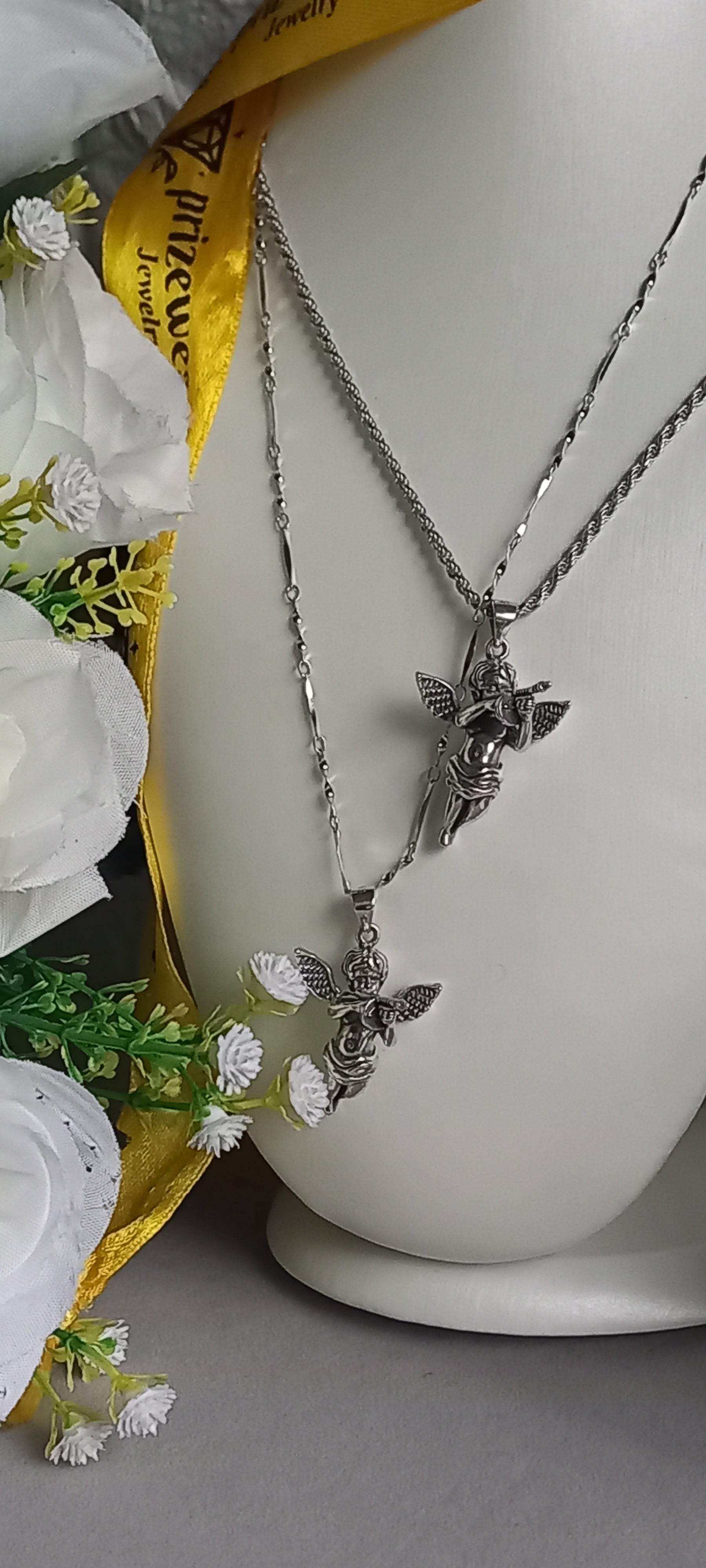 Angel on Guard Necklace - Prize-Wear Jewelry