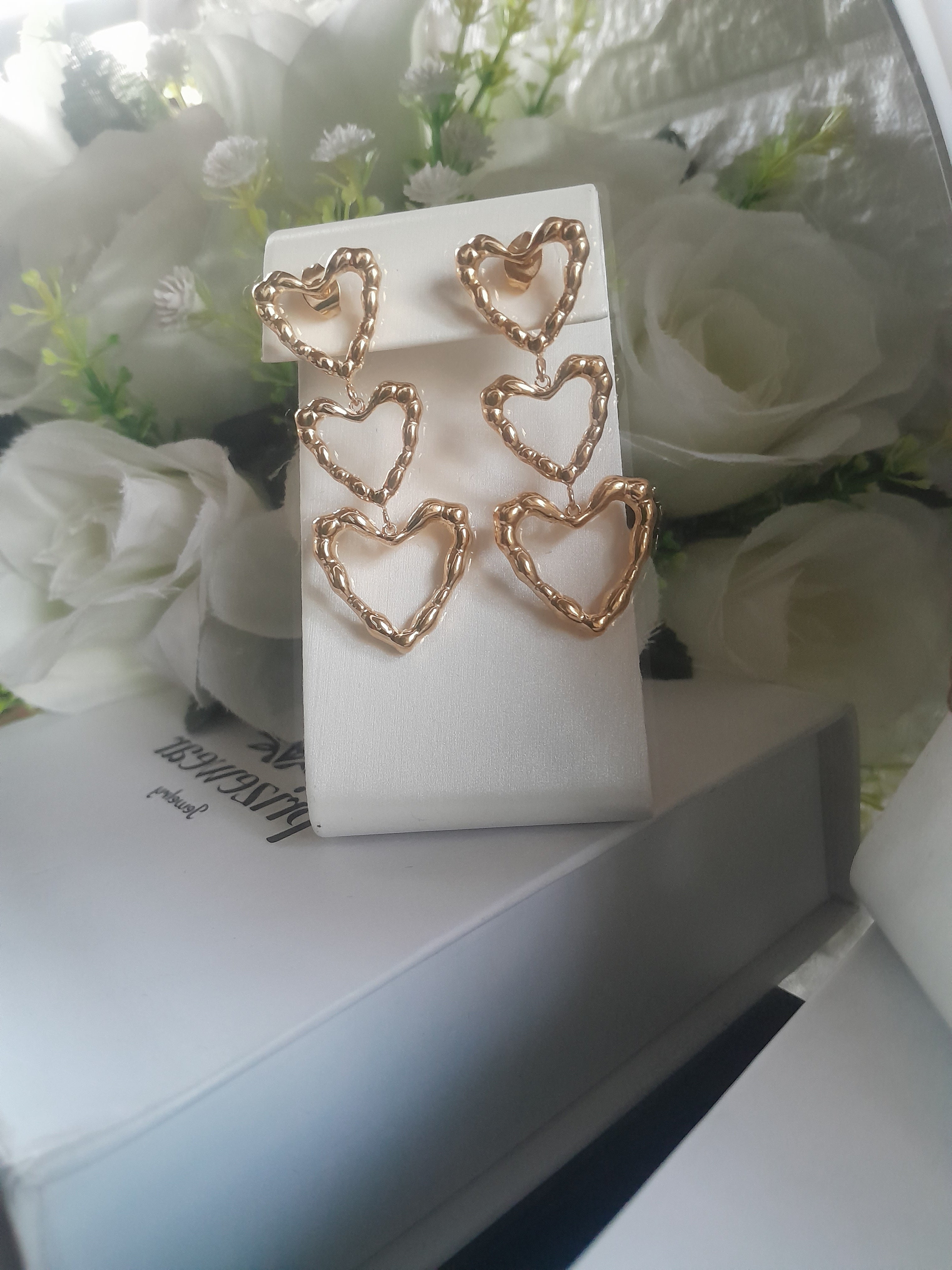 Heart Chain Earrings - Prize-Wear Jewelry