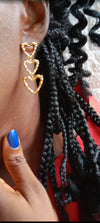 Heart Chain Earrings - Prize-Wear Jewelry