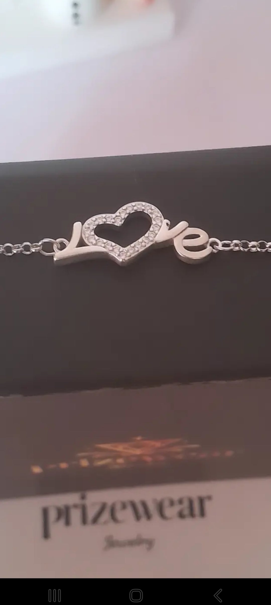 Love ❤️ Inscription bracelet