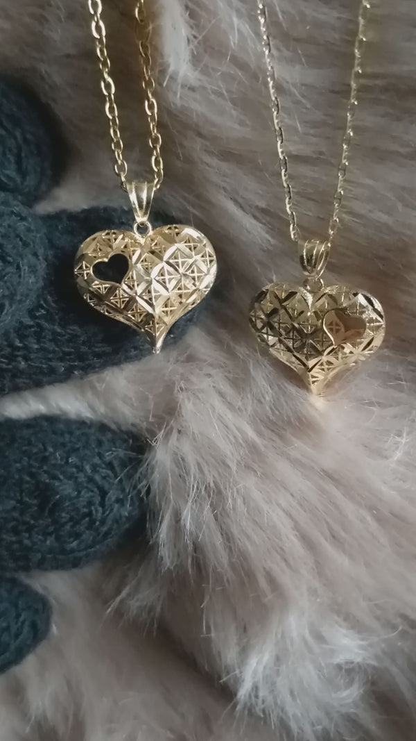 Heart Mesh Pendant