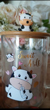 Cow Glass cup🥤
