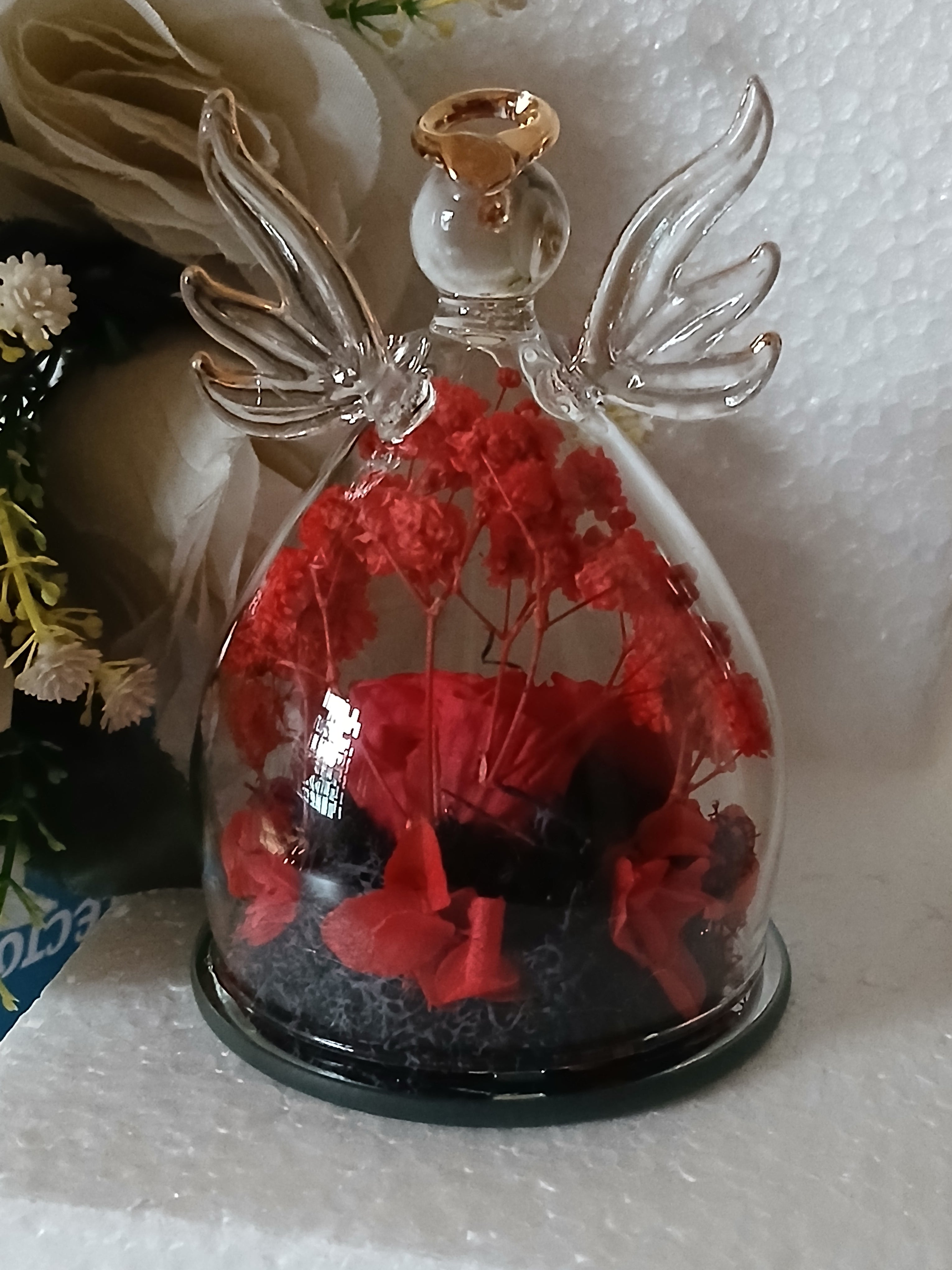 Glass Angel Figurine